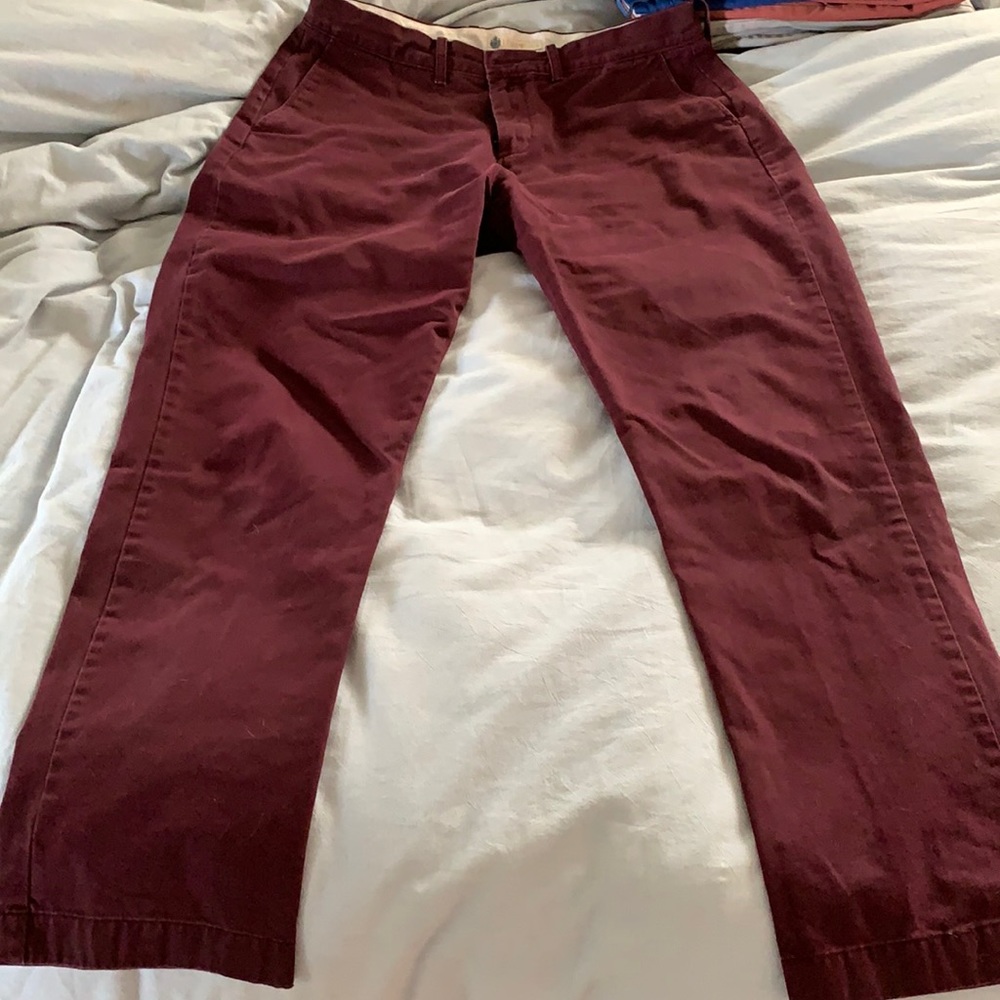 J Crew pants merlot 34 x 32